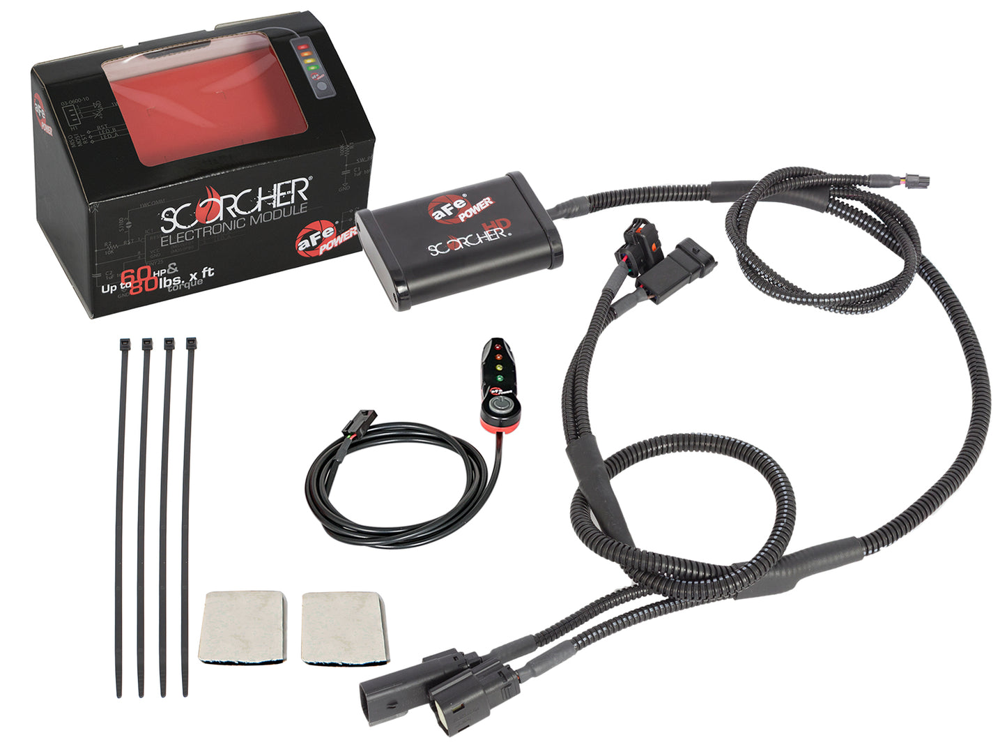 aFe SCORCHER HD Plug and Play Power Module with Remote - Chevy/GMC 2011-2014 6.6L