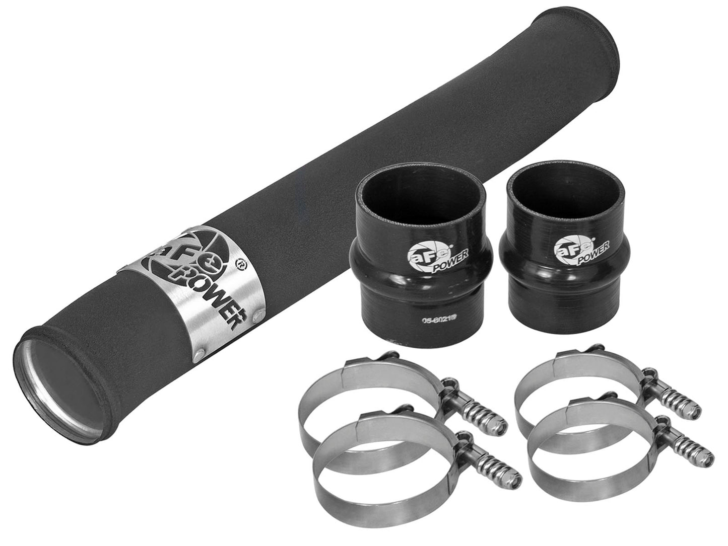 aFe BladeRunner 2-3/4 IN Aluminum Hot Charge Pipe Black