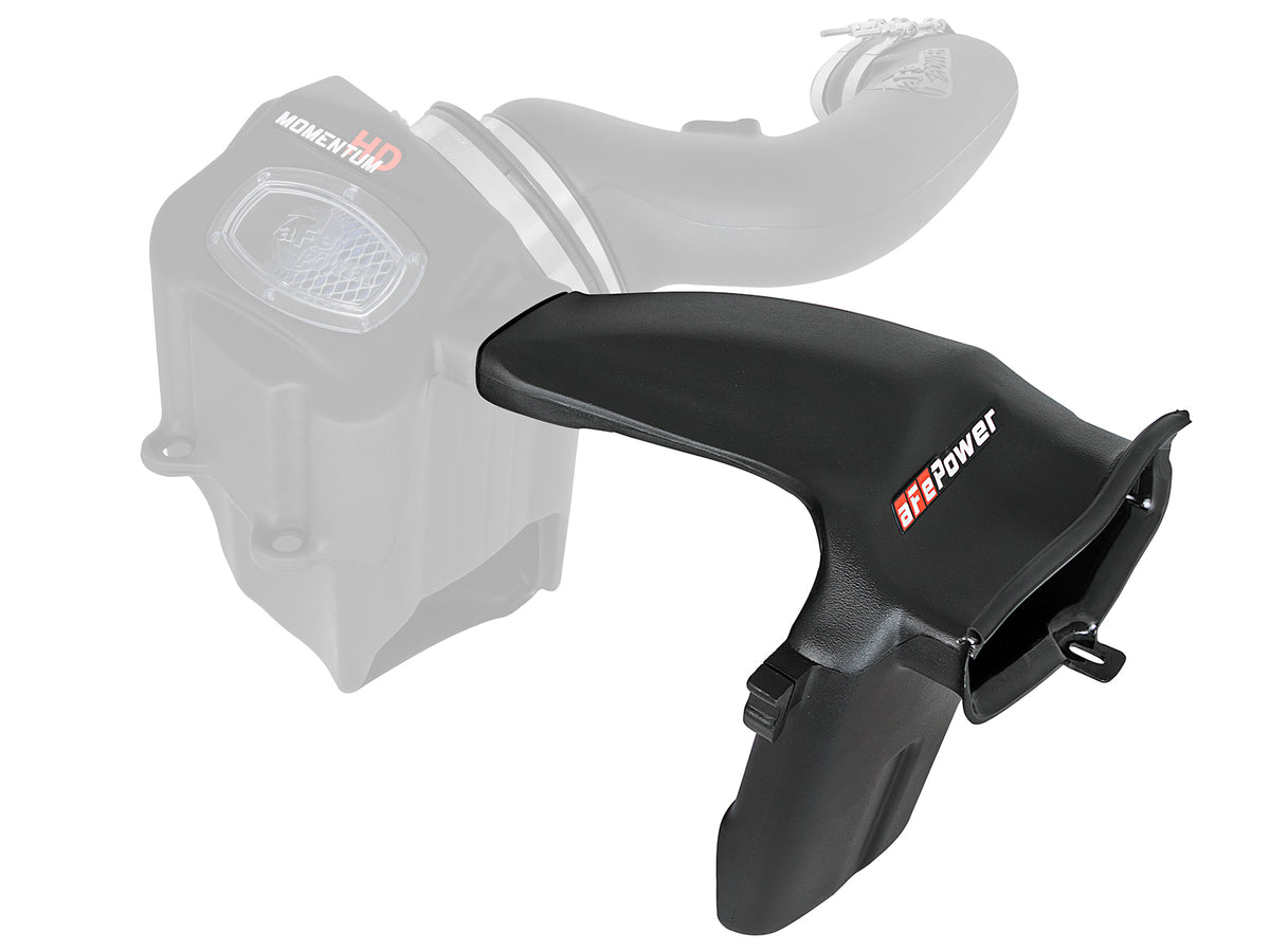 aFe Dynamic Cold Air Intake Air Scoop (D.A.S.) Black - Ford 2017-2019 6.7L