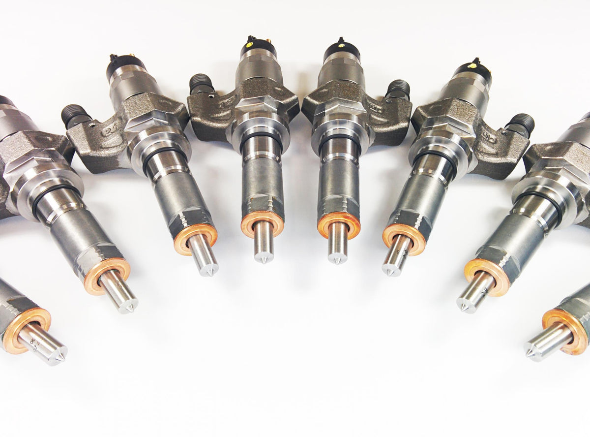 Dynomite Chevy Duramax 01-04 LB7 Brand New 250% Over Injector Set (SAC Nozzles)