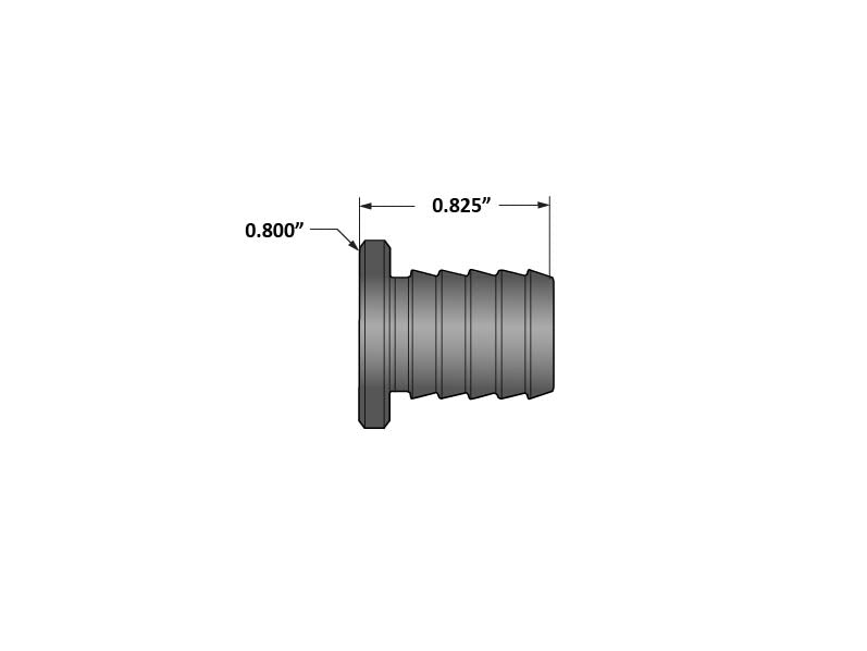 Fleece 1/2" Billet Aluminum Universal Block Off Plug