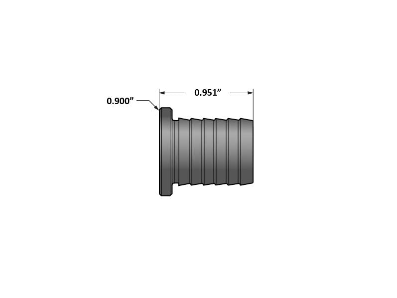 Fleece 5/8" Billet Aluminum Universal Block Off Plug