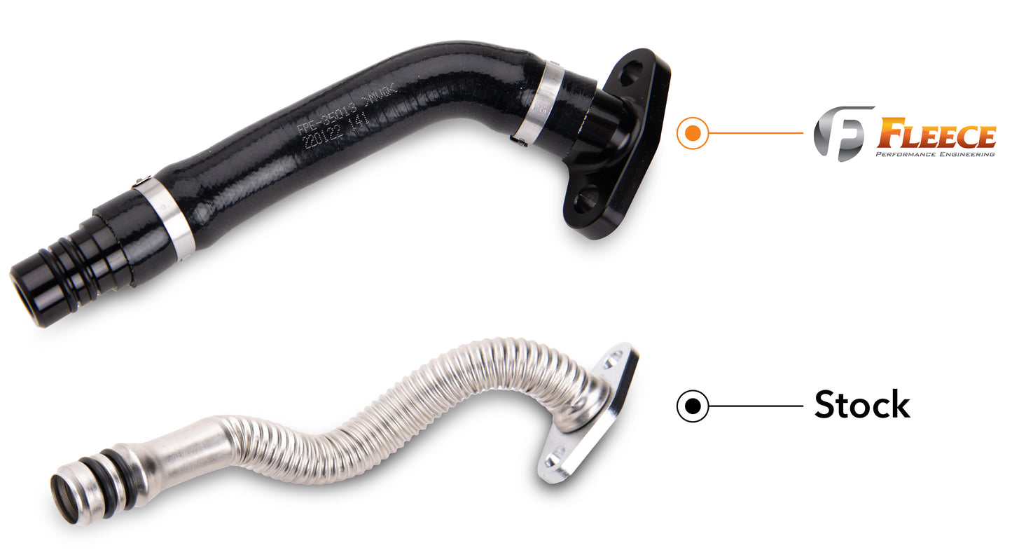 Fleece Fleece Performance Turbo Drain line kit for Cummins VGT