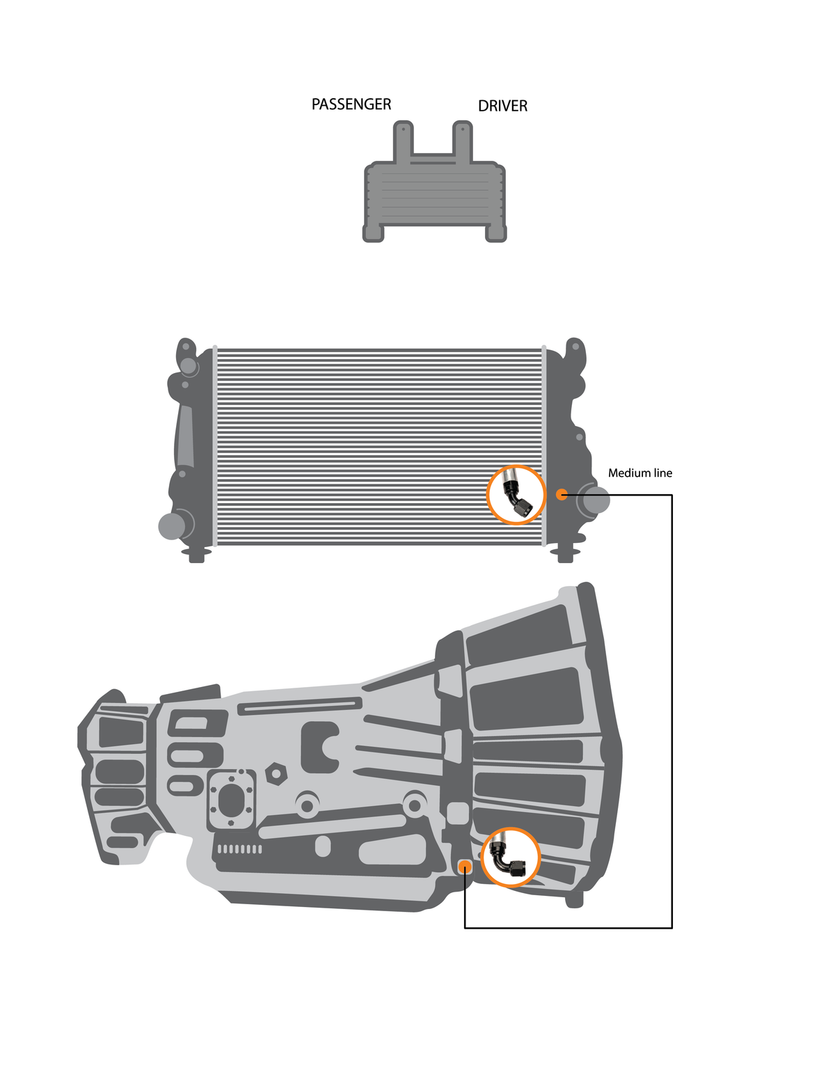 Fleece Replacement Transmission Line LB7/LMM (medium line)