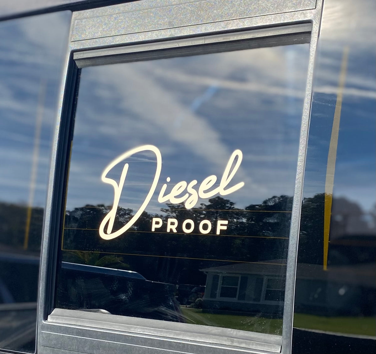 Diesel Proof Vehicle Sticker
