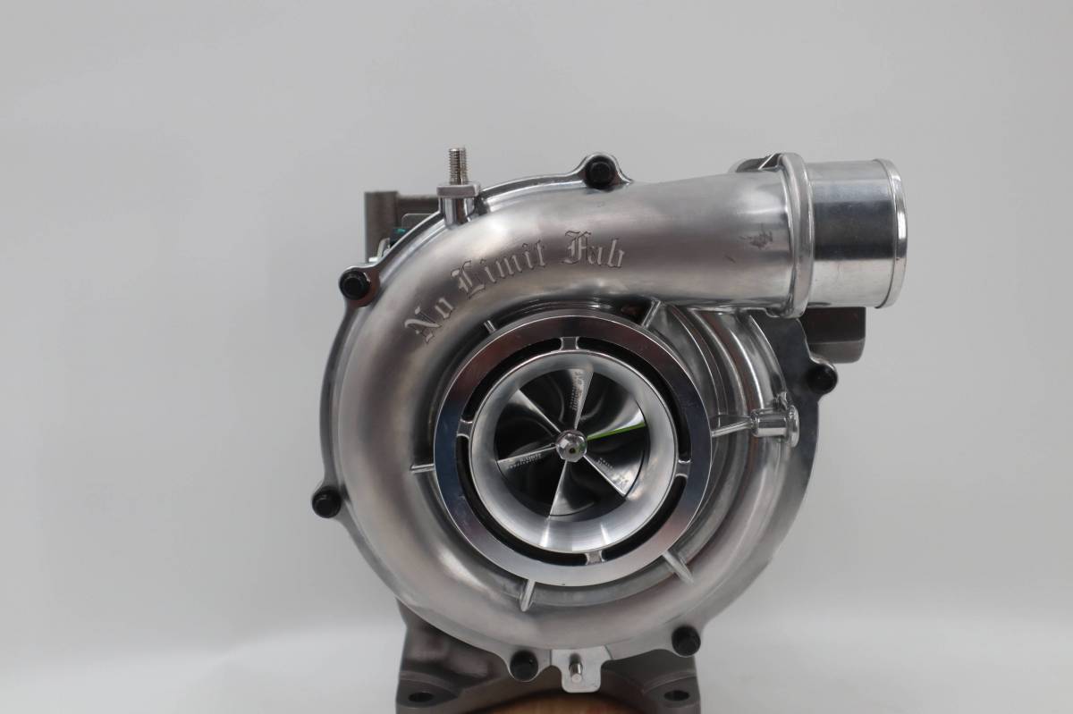 No Limit Drop in Factory Replacement Turbo Charger for LLY-LMM, 6.6L Duramax 63mm Compressor, 66mm Turbine, Non-Whistle Option