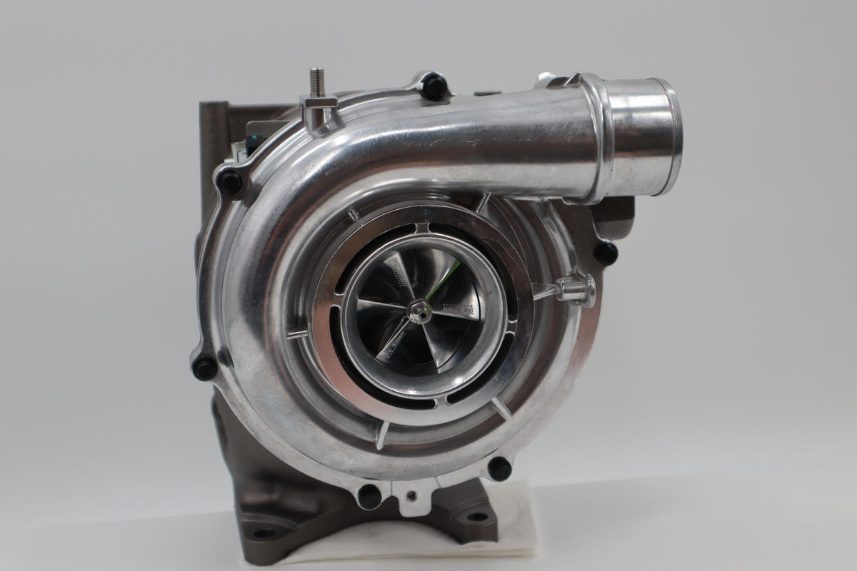 No Limit Drop in Factory Replacement Turbo Charger for LML 6.6L Duramax 63mm Compressor, 66mm Turbine with Whistle Option
