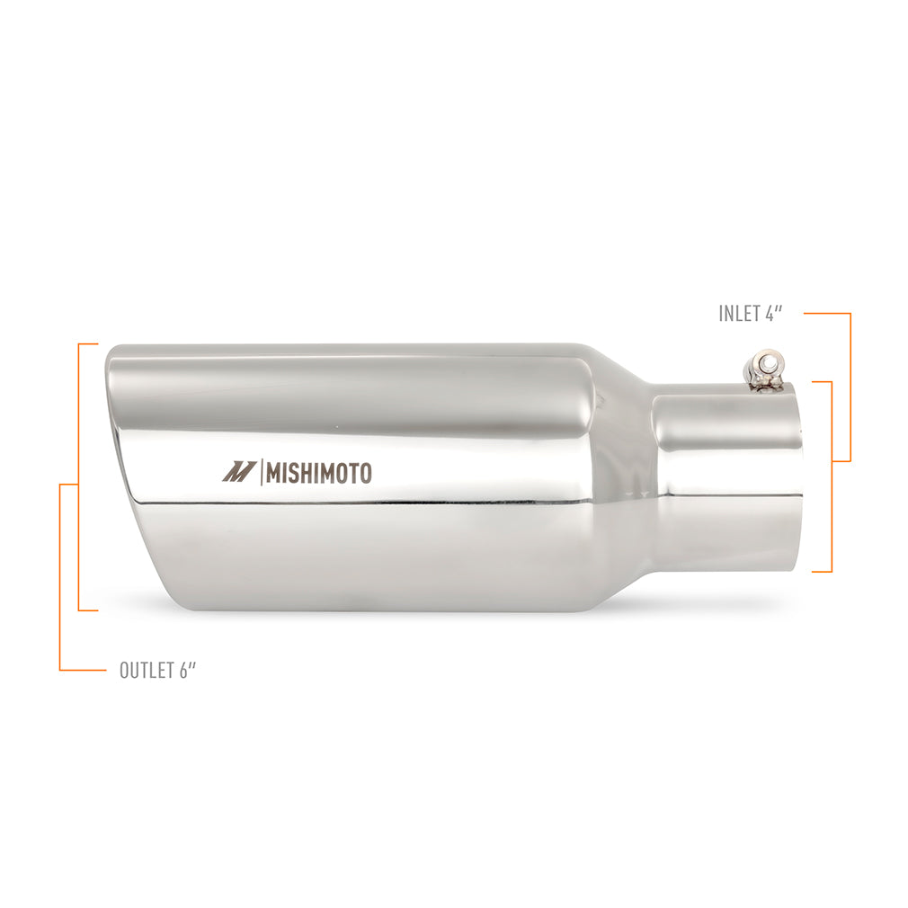 Mishimoto Exhaust Tip, Diesel, 6in Outlet, 4in Inlet