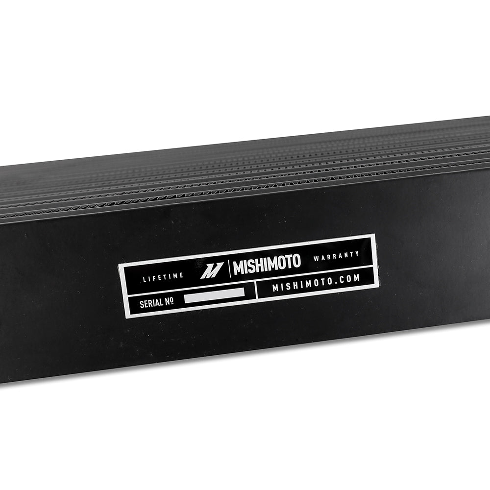 Mishimoto Cast End Tank Replacement Intercooler, Black, fits Ford 6.0L Powerstroke 2003-07