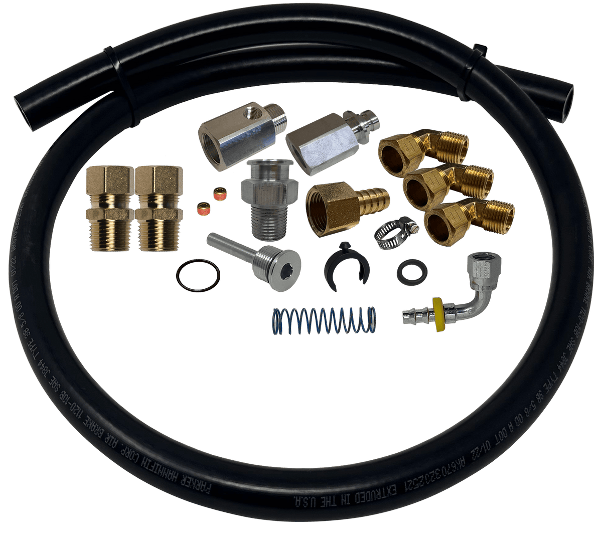 FASS PACCAR Fuel Line Adapter Kit for Trucks without Frame Mounted Water Separator