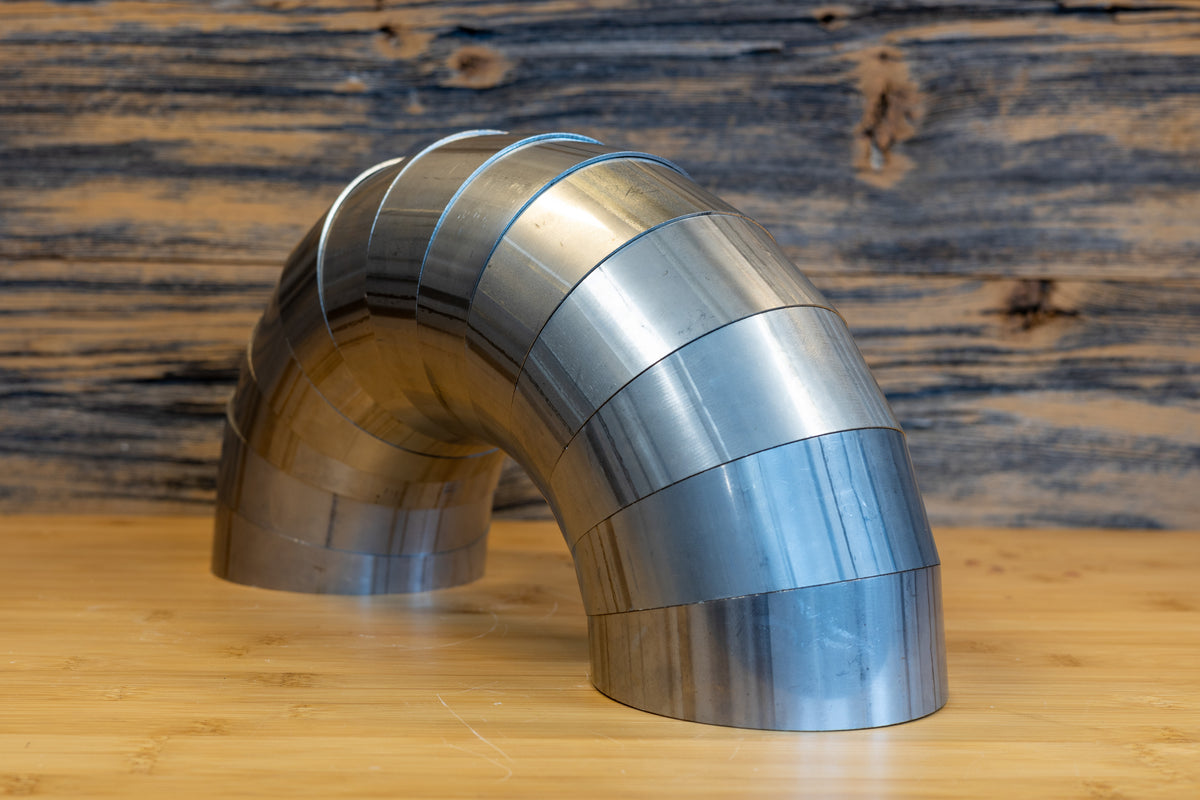 MBRP T304SS 5" Diameter, 180 degree, Pie Cut. PC15214