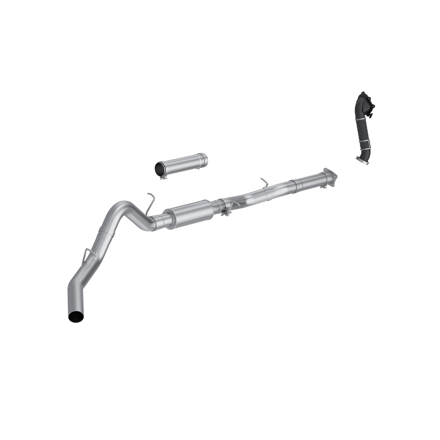 MBRP 4in. Cat-Back Single Side with Downpipe, AL. S6001P