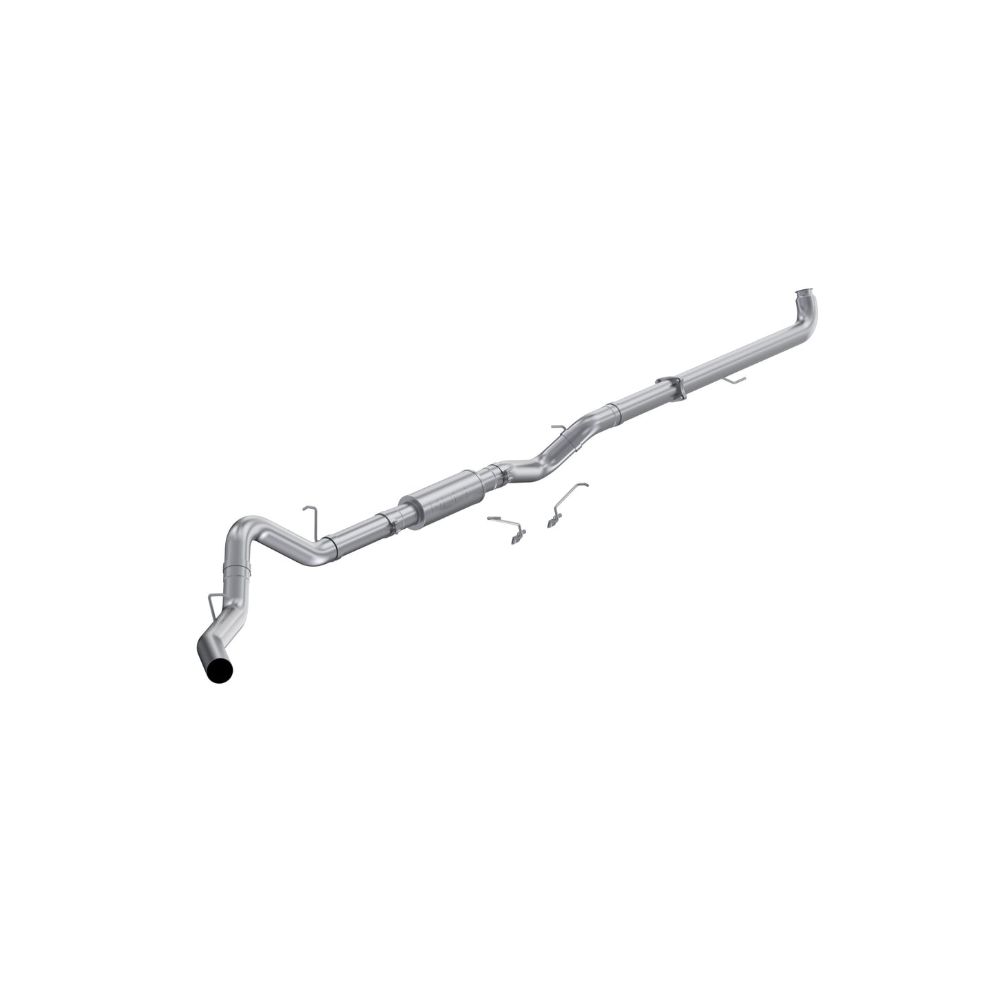 MBRP 4in. Downpipe-Back. Single Side Exit. AL S6005P