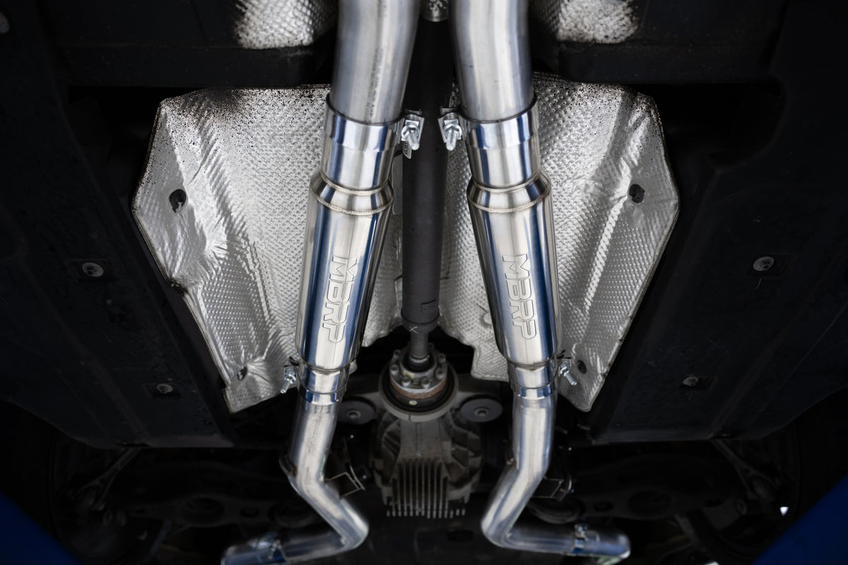 MBRP 3in. Cat-Back, Dual Rear Exit, T304, Street Profile. S7103304