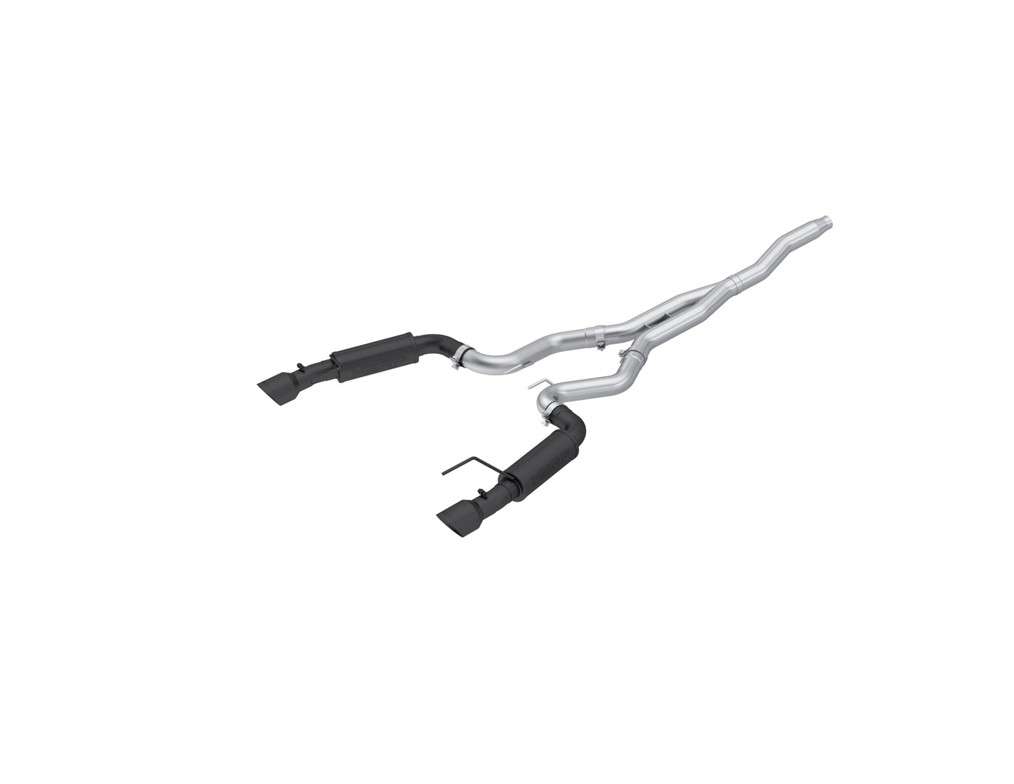 MBRP 3in. Cat-Back. Dual Split Rear Exit. Race Version. BLK S7275BLK