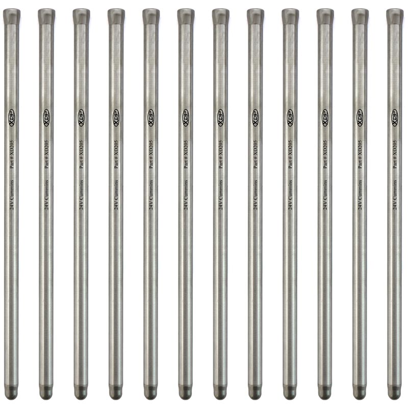 XDP Competition and Race Performance Pushrods (7/16 Inch) 1998.5-2018 Dodge 5.9L/6.7L Cummins XD205