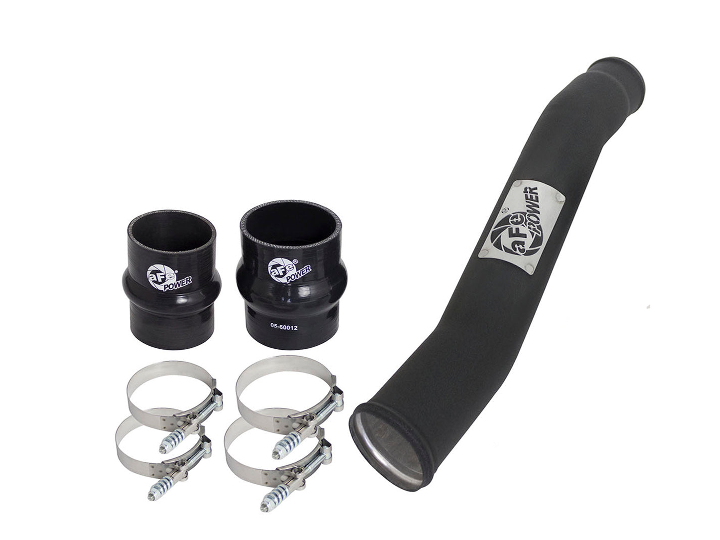 aFe BladeRunner 3 IN Aluminum Hot Charge Pipe Black - Dodge 2007-2009 6.7L