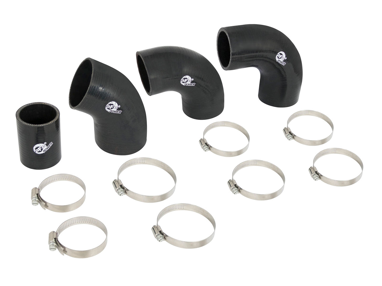 aFe BladeRunner Intercooler Coupling & Clamp Kit for Factory Intercooler & aFe Tub - GM 2016-2021 2.8L