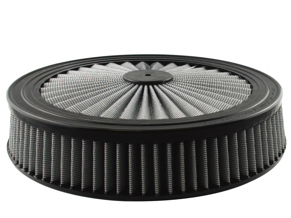 aFe Magnum FLOW T.O.P. Universal Round Racing Air Filter w/ Pro DRY S Media - Height 3 in