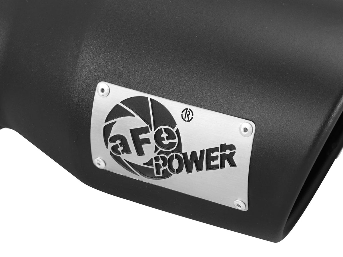 aFe MACH Force-Xp 409 Stainless Steel Clamp-on Exhaust Tip Black - 49T30451-B09