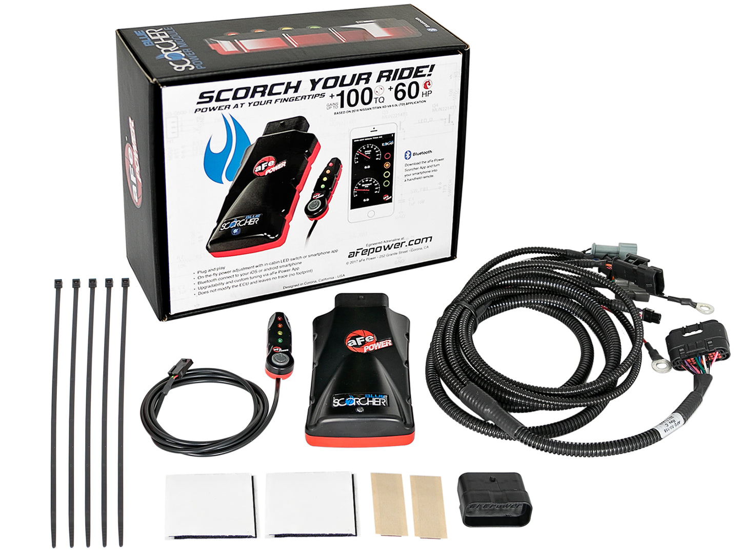 aFe SCORCHER BLUE Bluetooth Capable Performance Module - Ram 2013-2018 6.7L