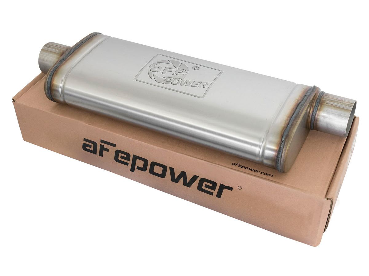aFe MACH Force-Xp 409 Stainless Steel Pass-Through Muffler - 49M00017