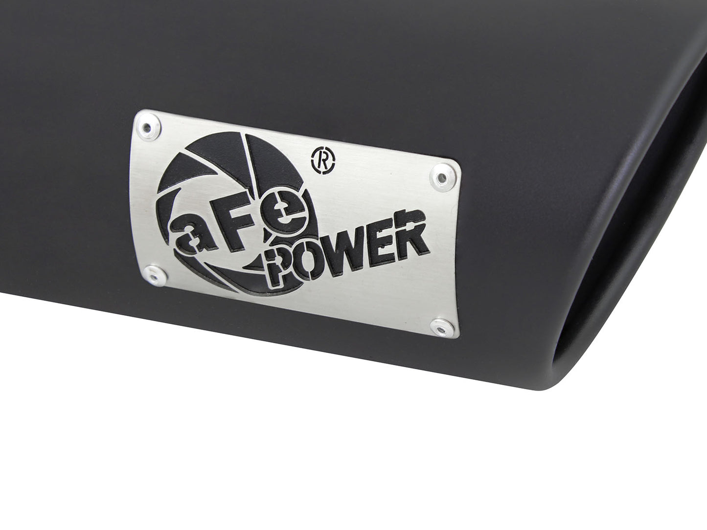 aFe MACH Force-Xp 409 Stainless Steel Clamp-on Exhaust Tip Black - 49T40501-B15