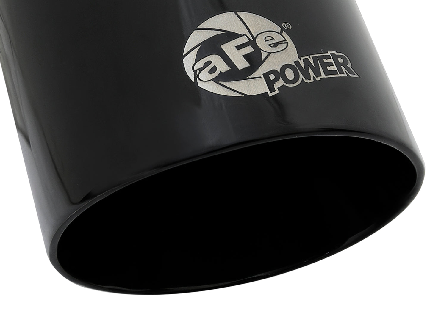 aFe MACH Force-Xp 304 Stainless Steel Clamp-on Exhaust Tip Black - 49T25354-B07