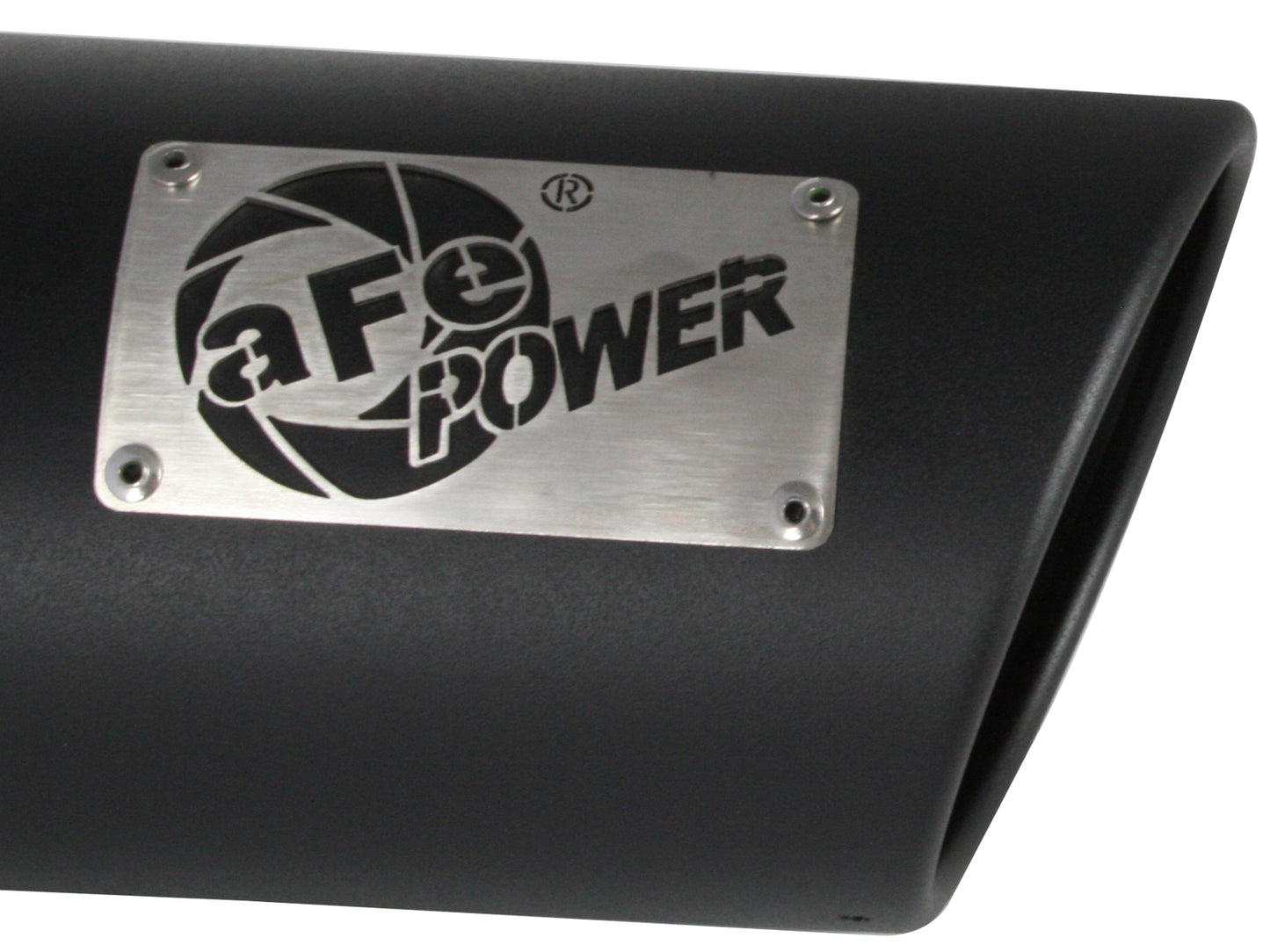 aFe MACH Force-Xp 409 Stainless Steel Clamp-on Exhaust Tip Black - 49T40501-B12