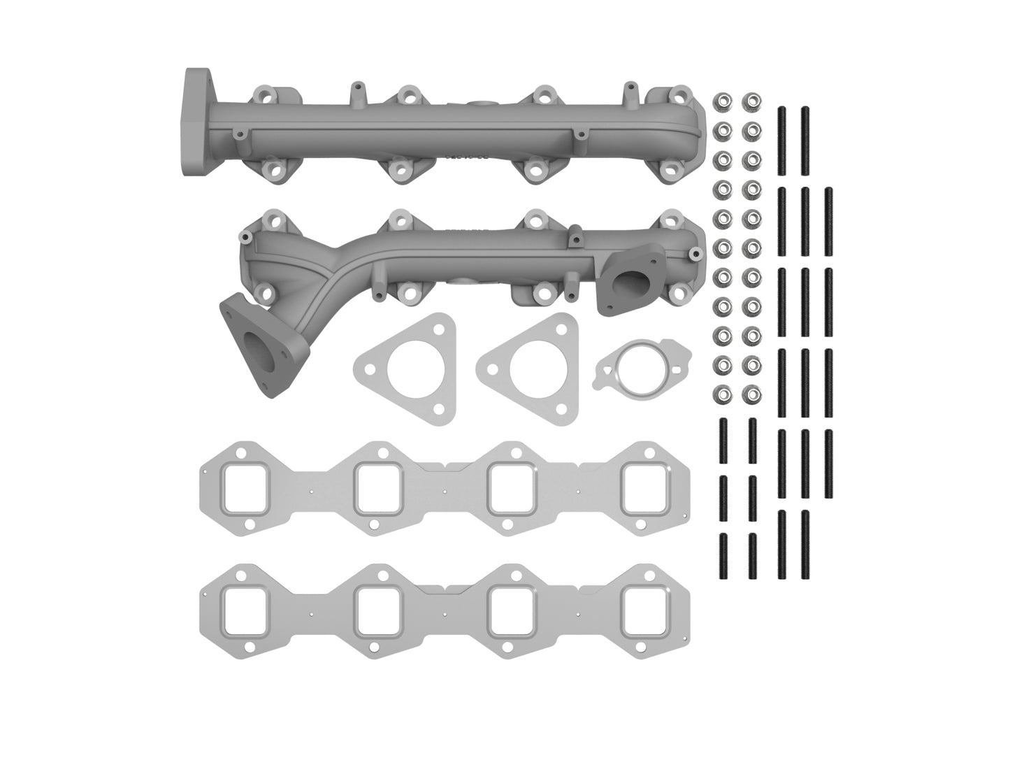 aFe BladeRunner Ported Ductile Iron Exhaust Manifold - Ford 2015-2019 6.7L