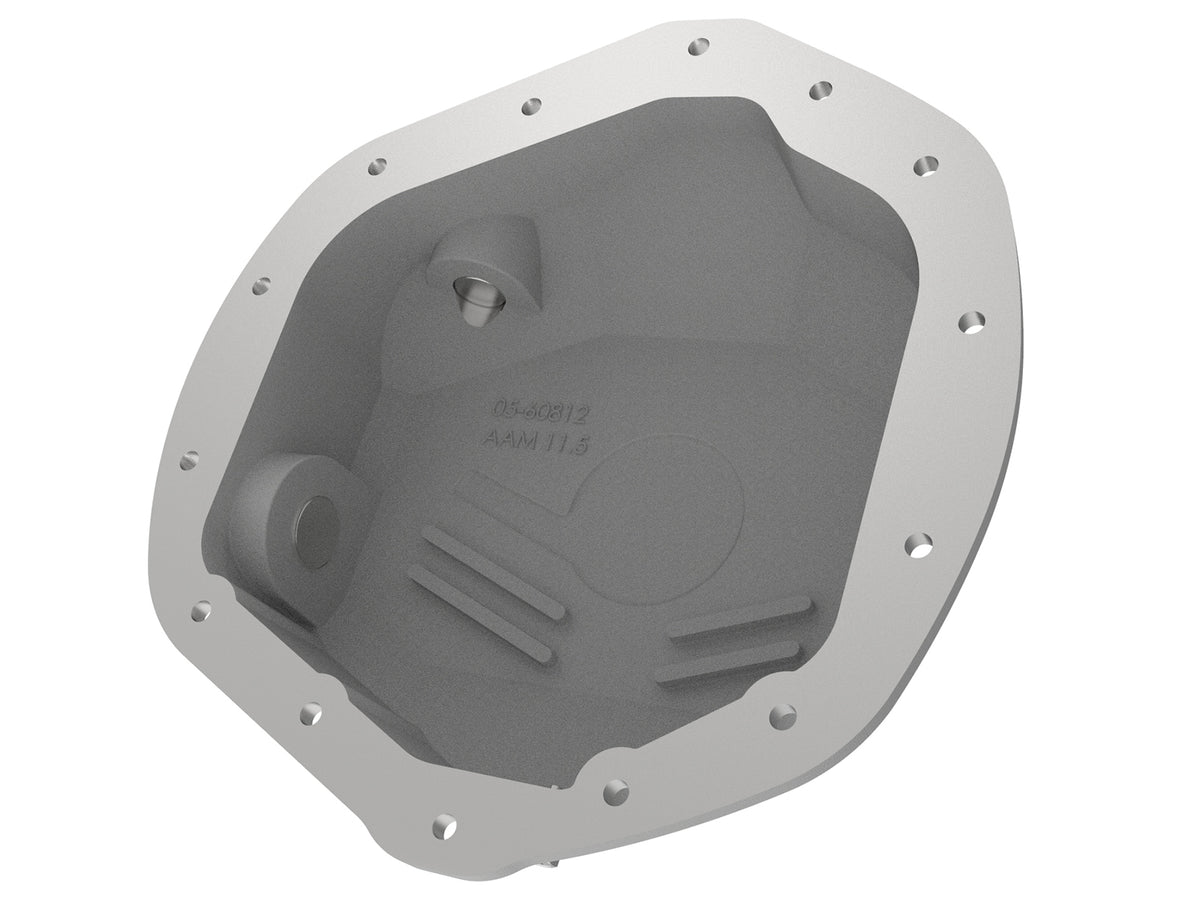 aFe Street Series Rear Differential Cover Raw w/ Machined Fins - Dodge/Ram 2003-2018