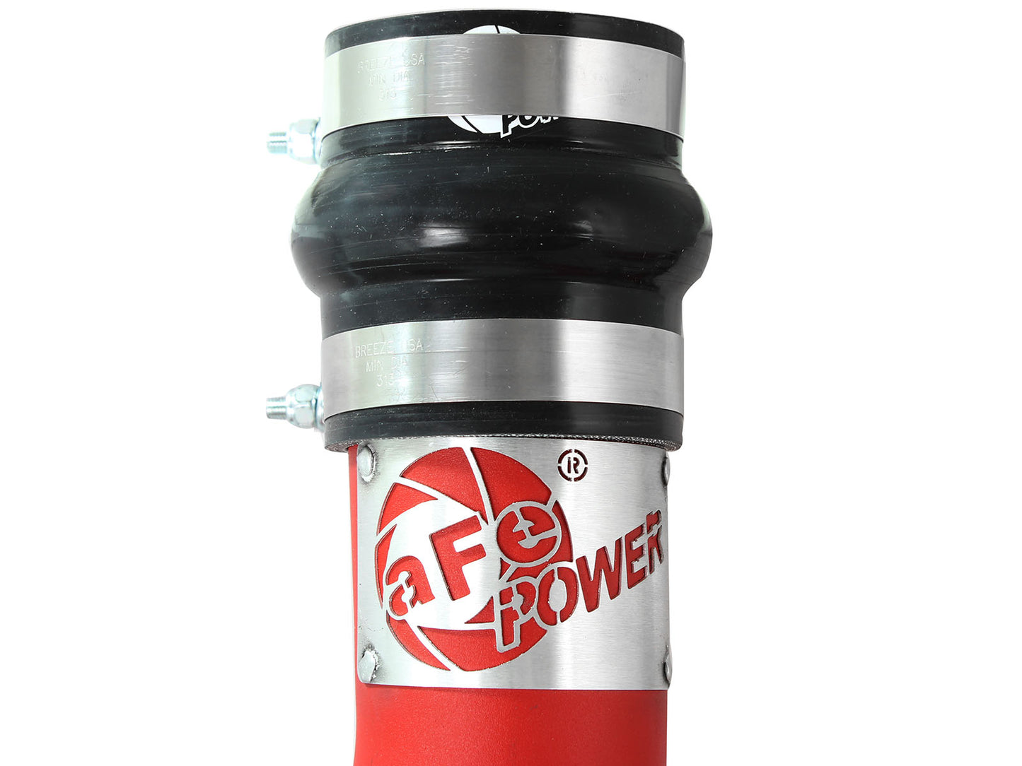 aFe BladeRunner 3 IN Aluminum Hot and Cold Charge Pipe Kit Red - Dodge 1994-2002 5.9L
