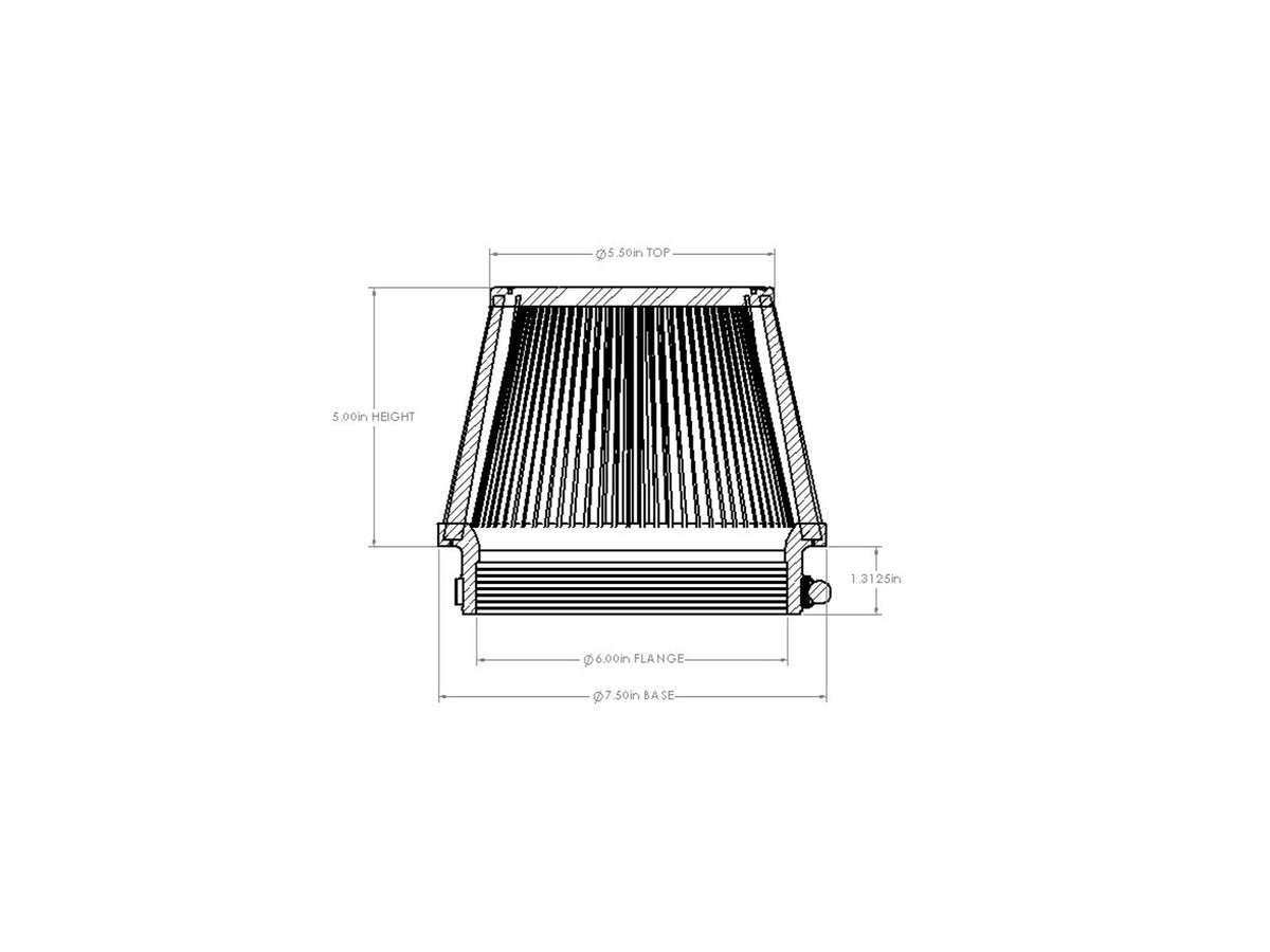 aFe Magnum FORCE Intake Replacement Air Filter w/ D2 Dura-Dry Media - 21-91054V
