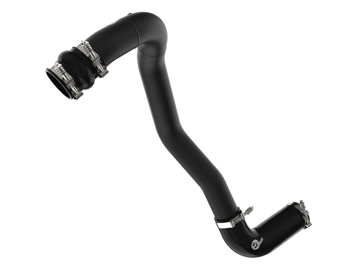 aFe BladeRunner 3 IN Aluminum Hot Charge Pipe Black - Ford 2008-2010 6.4L
