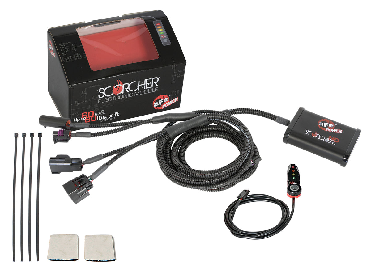 aFe SCORCHER HD Plug and Play Power Module with Remote - Ford 2004-2007 6.0L