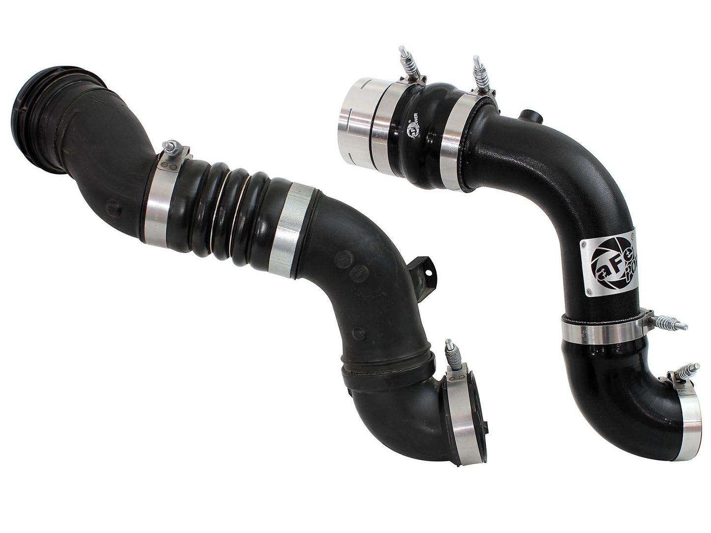aFe BladeRunner 3 IN Aluminum Cold Charge Pipe Black - Ford 2011-2016 6.7L