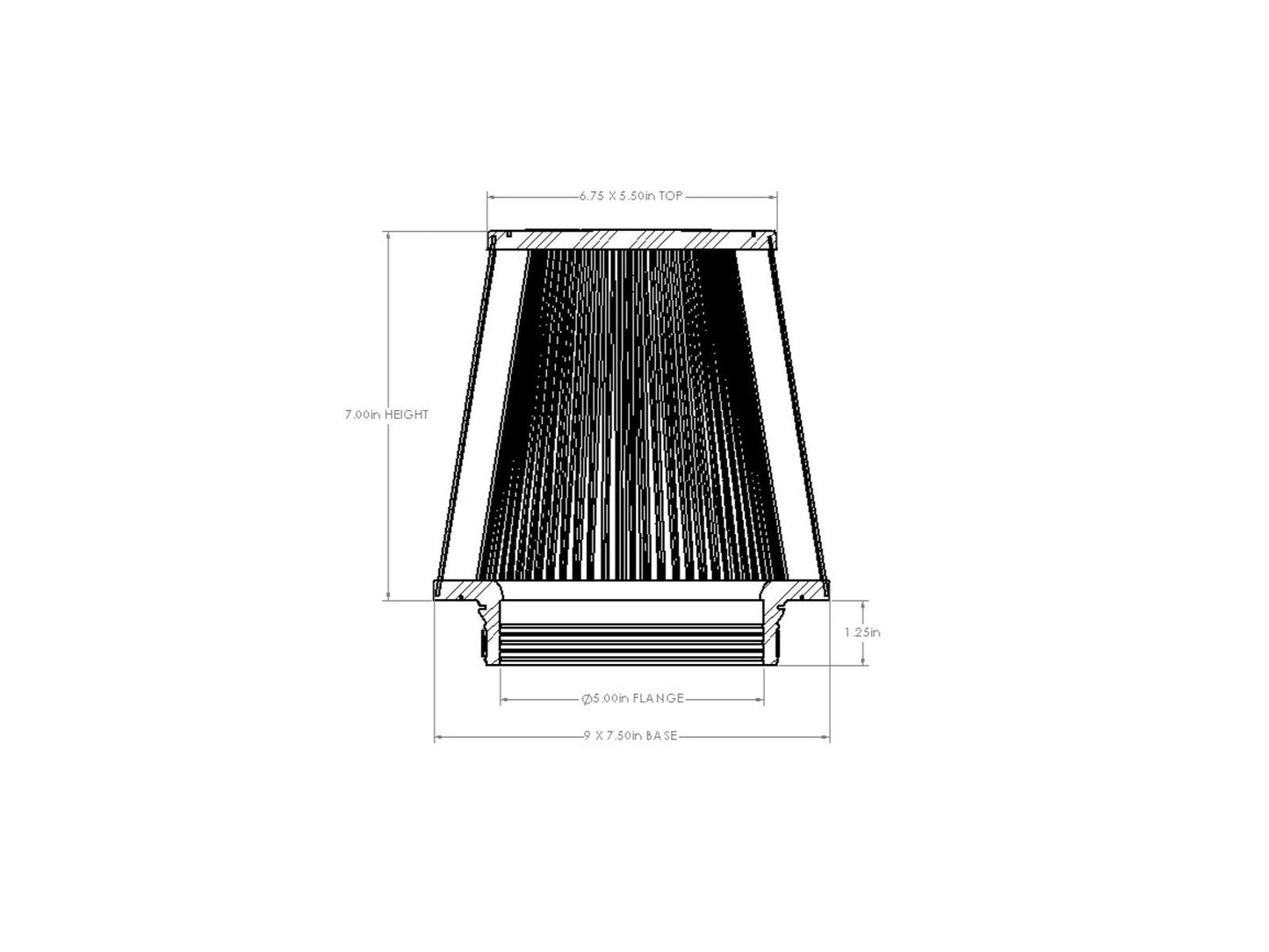 aFe Magnum FORCE Intake Replacement Air Filter w/ D2 Dura-Dry Media - 21-91064V