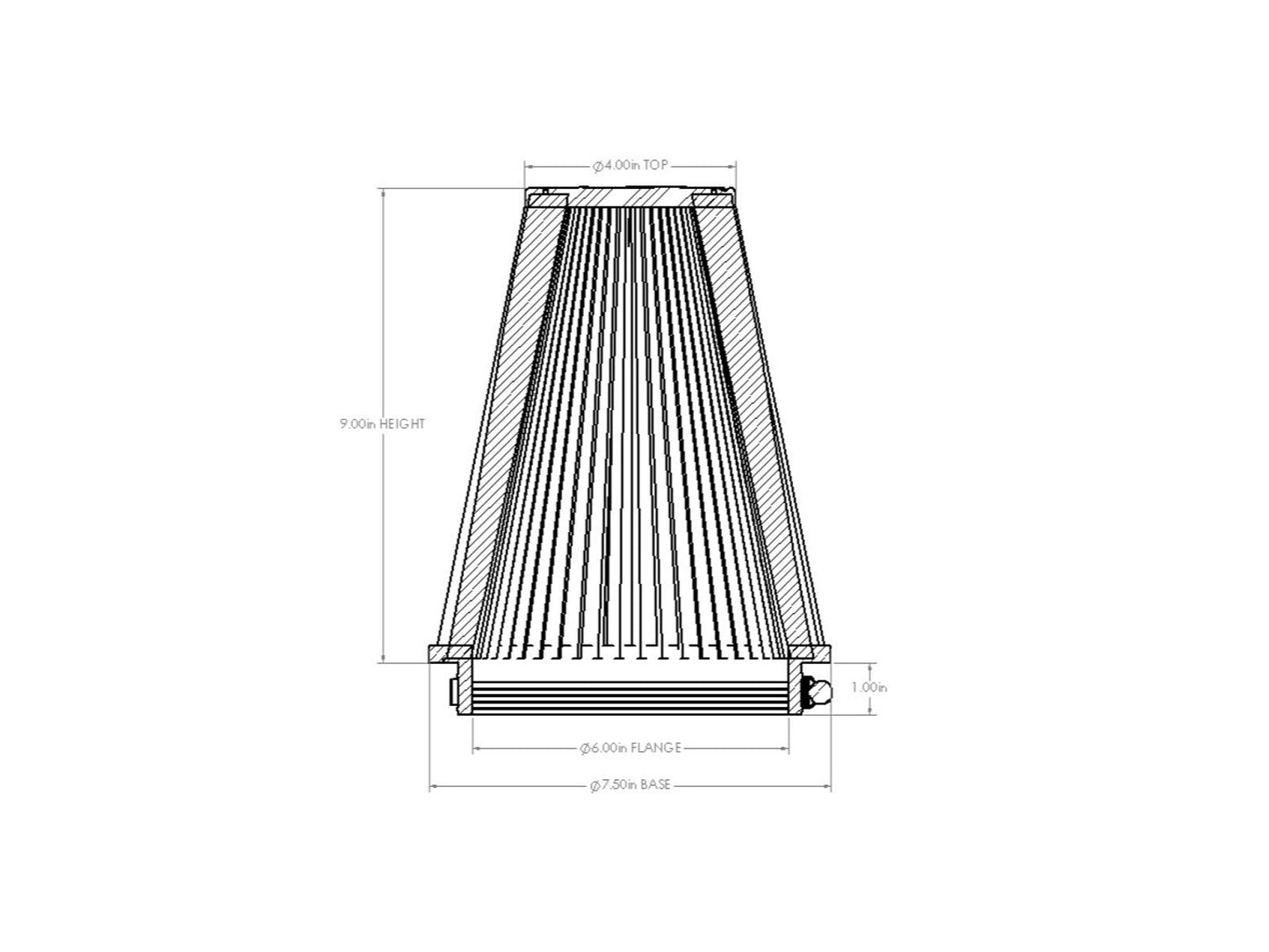 aFe Magnum FORCE Intake Replacement Air Filter w/ D2 Dura-Dry Media - 21-90039V