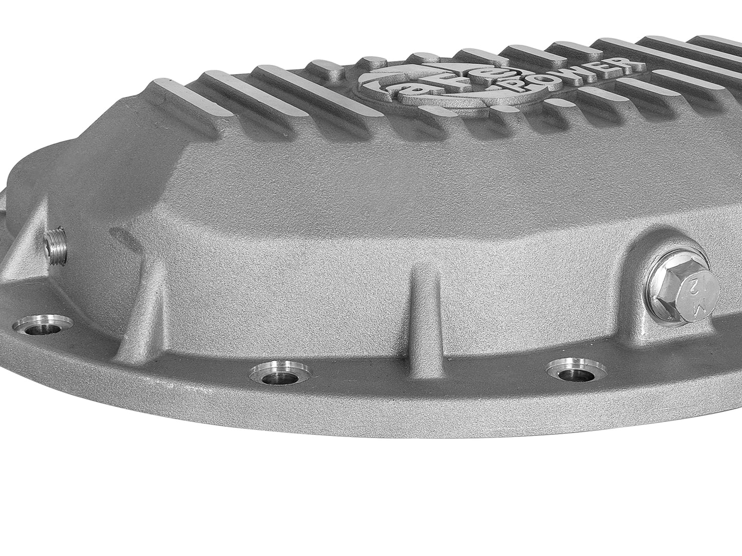 aFe Street Series Front Differential Cover Raw w/ Machined Fins - Ram 2013-2023