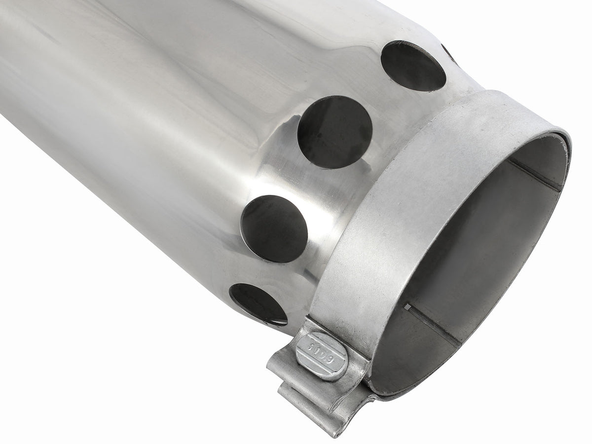 aFe MACH Force-Xp 304 Stainless Steel Intercooled Clamp-on Exhaust Tip Polished - 49T50601-P161