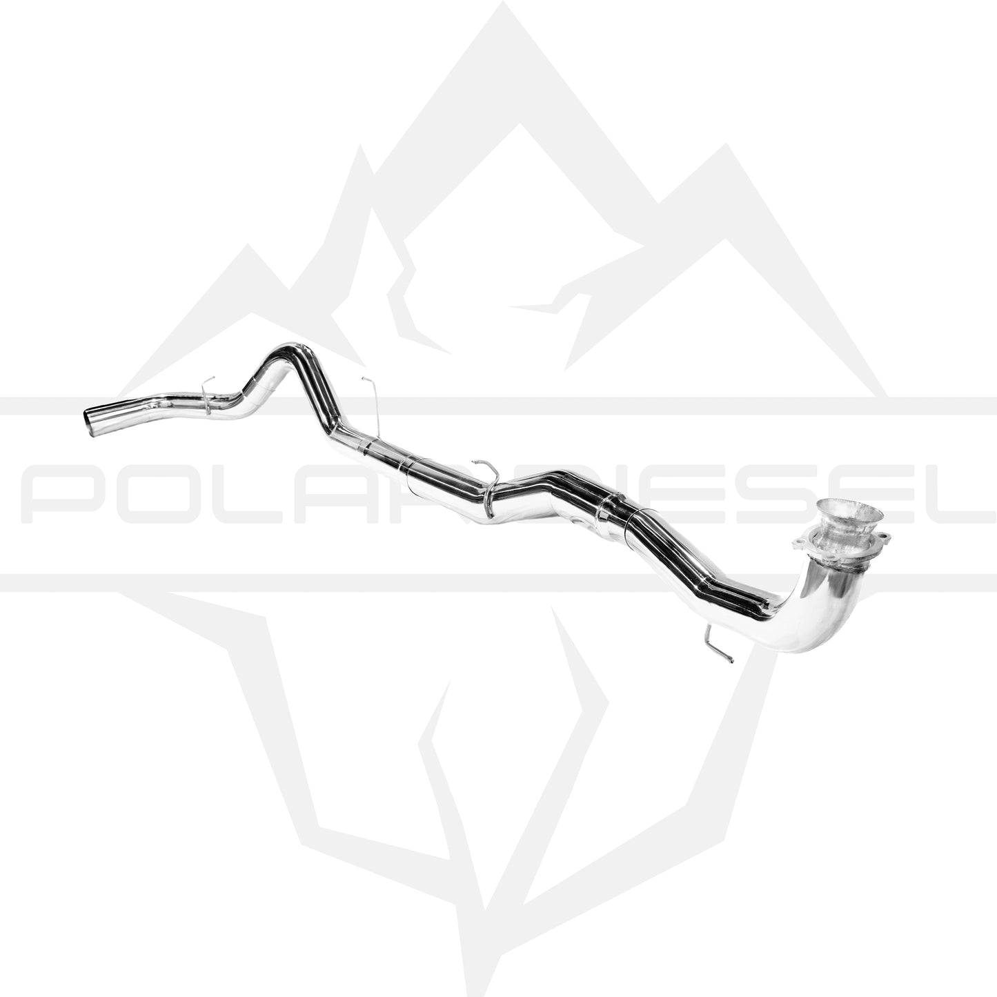 Polar 2017-2026 Duramax 6.6L 304SS 5" Polished Exhaust