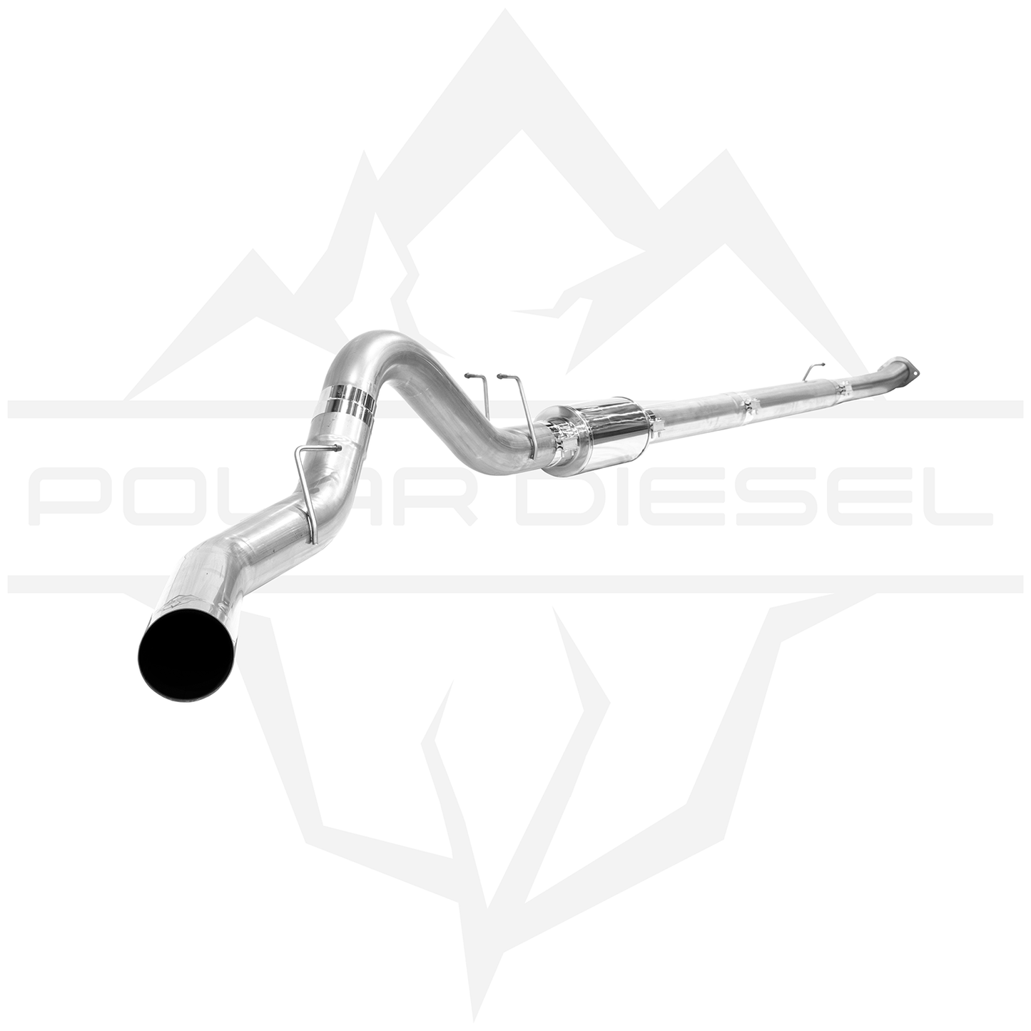 Polar 2011-2026 Ford Powerstroke 6.7L 304SS 5" Exhaust With Muffler