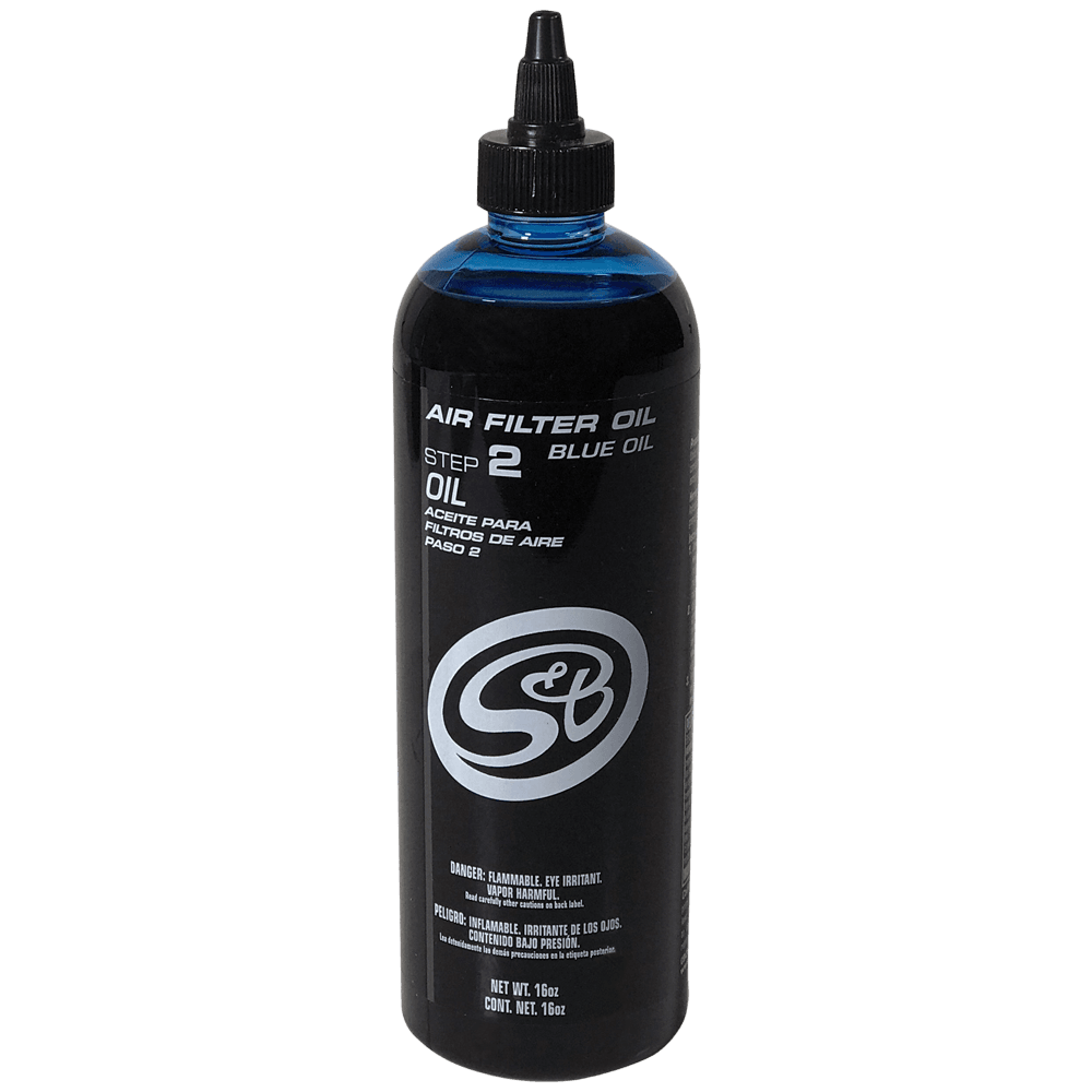 S&B 16 oz. Bottle of Air Filter Oil - Blue