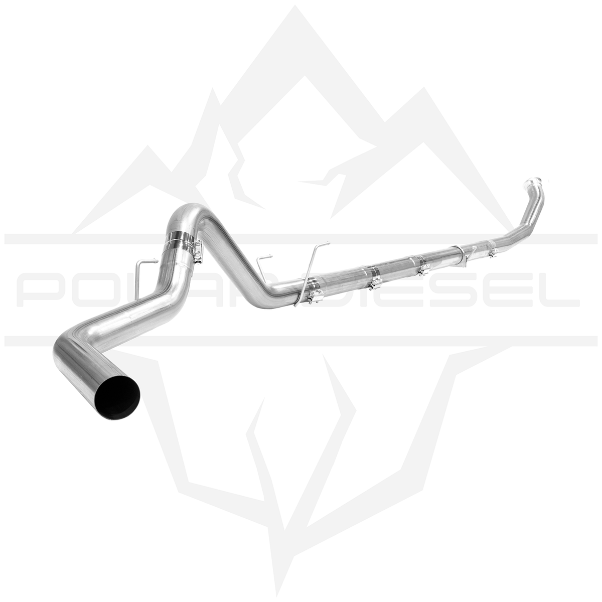 Polar 2007.5-2009 Cummins 6.7L 4" Exhaust