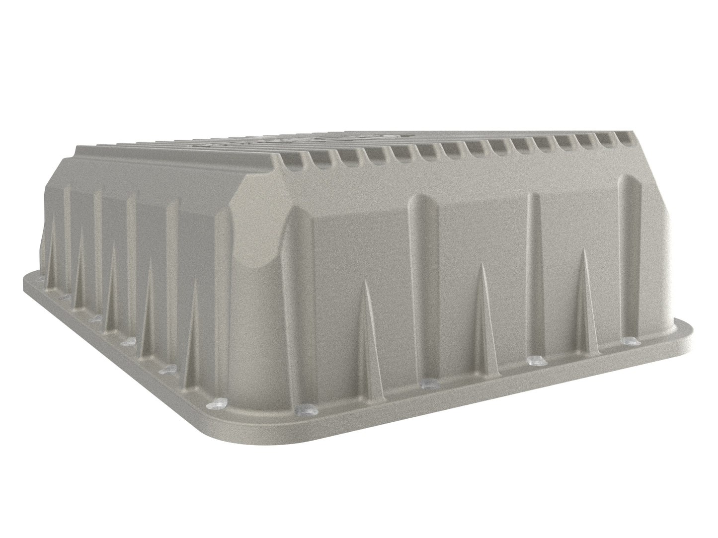 aFe Street Series Transmission Pan Raw w/ Machined Fins - Ram 2013-2024 6.7L