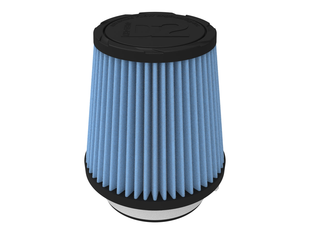 aFe Magnum FORCE Intake Replacement Air Filter w/ Dura-Dry Media - Flange Inside Diameter 4 in, Base Diameter 6 in