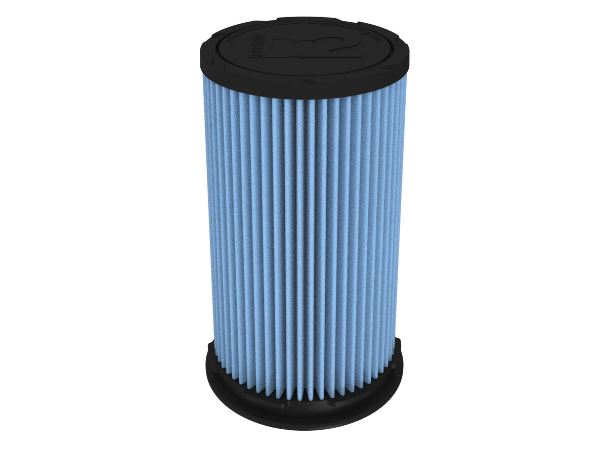 aFe Momentum Intake Replacement Air Filter w/ D2 Dura-Dry Media - Flange Inside Diameter 3.5 in, Base Diameter 5 in