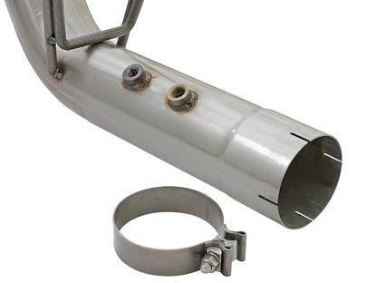 aFe ATLAS 4 IN Aluminized Steel DPF-Back Exhaust System w/ Black Tip - Chevy/GMC 2017-2019 6.6L