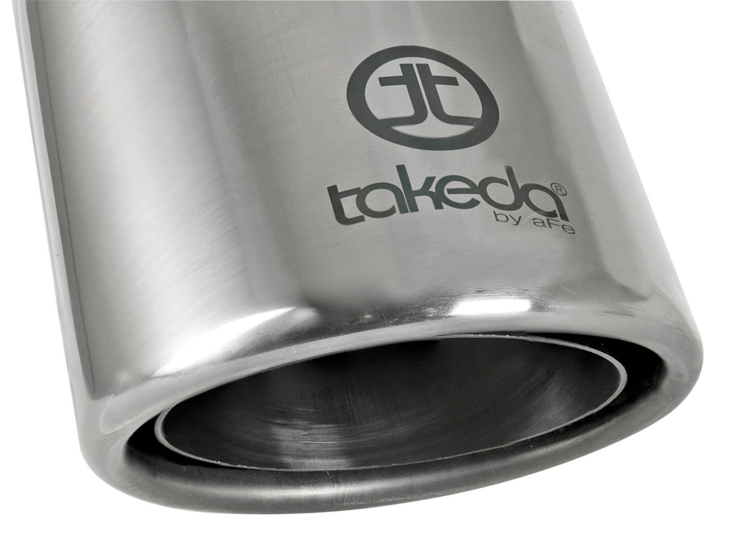 aFe Takeda 304 Stainless Steel Clamp-on Exhaust Tip Polished - 49T25404-P08