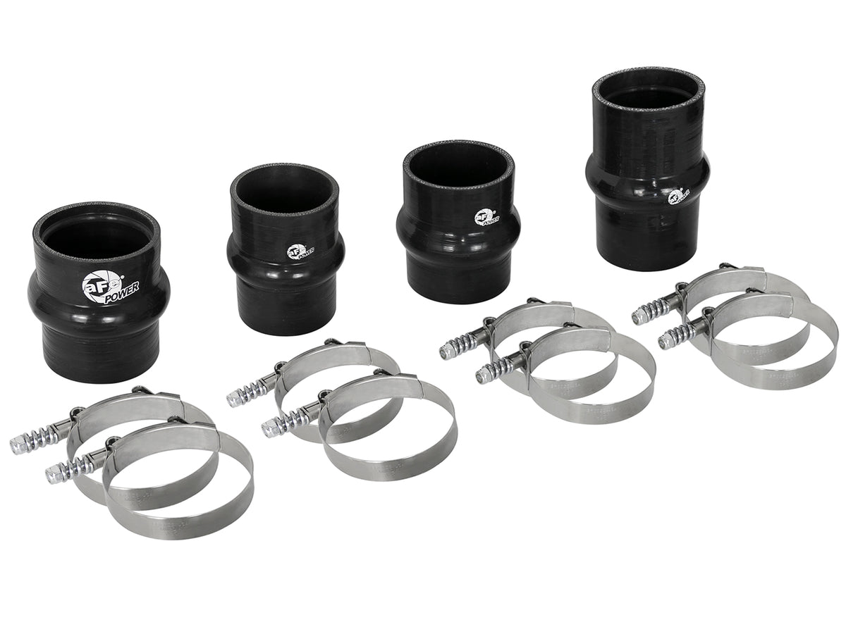 aFe BladeRunner Intercooler Coupling & Clamp Kit for Factory Intercooler & aFe Tub - GM 2017-2019 6.6L